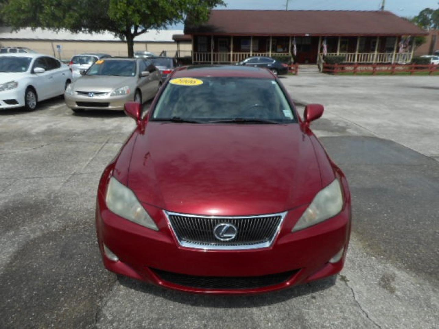 2006 RED LEXUS IS 250 BASE (JTHCK262565) , located at 10405 Abercorn Street, Savannah, GA, 31419, (912) 921-8965, 31.988262, -81.131760 - Photo#0